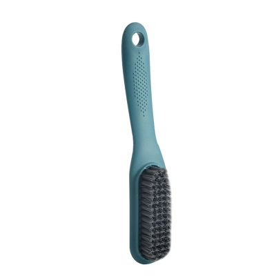 Long Handle Shoe Brush with Nylon Fibers | Wash Soles & Edges Easily | Shoe Washing Brush for Sneakers/Laundry/Home | Sturdy & Space - Saving with Hanging Hole