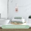 iplusmile Wall-Mounted Pink Bunny Toothpaste Dispenser with Precise Squeezing and Plastic Material, Adorable Bathroom Routine Accessory for Convenient Toothpaste Saving view 3