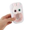 iplusmile Wall-Mounted Pink Bunny Toothpaste Dispenser with Precise Squeezing and Plastic Material, Adorable Bathroom Routine Accessory for Convenient Toothpaste Saving view 4