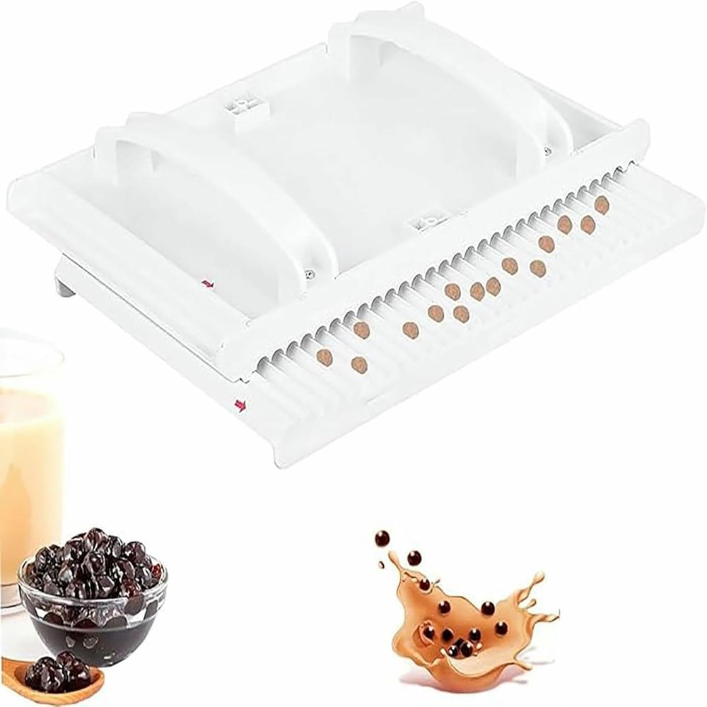 Manual Tapioca Pearl Maker DIY Pearl Forming Machine for Home Bubble Tea, Boba Kit, 10mm