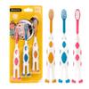 SOLUSTRE Kids Toothbrush Set Plastic Material Suitable for Bathroom Accessories 6pcs Soft Bristle with Comfortable Grip Handle for Children Aged 2-5 view 1