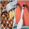 Tofficu Multipurpose Three-head Shoe Brush with Curved Long Handle Soft Pp Bristles That Will Not Scratch Shoes Household Suitable for Sneakers and Footwear view 4