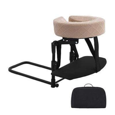 Face Down Pillow Memory Foam Massage Bead Stand for Bed Relaxation and Physical Recovery Foldable Portable Headrest Table Headrest Face Pillow