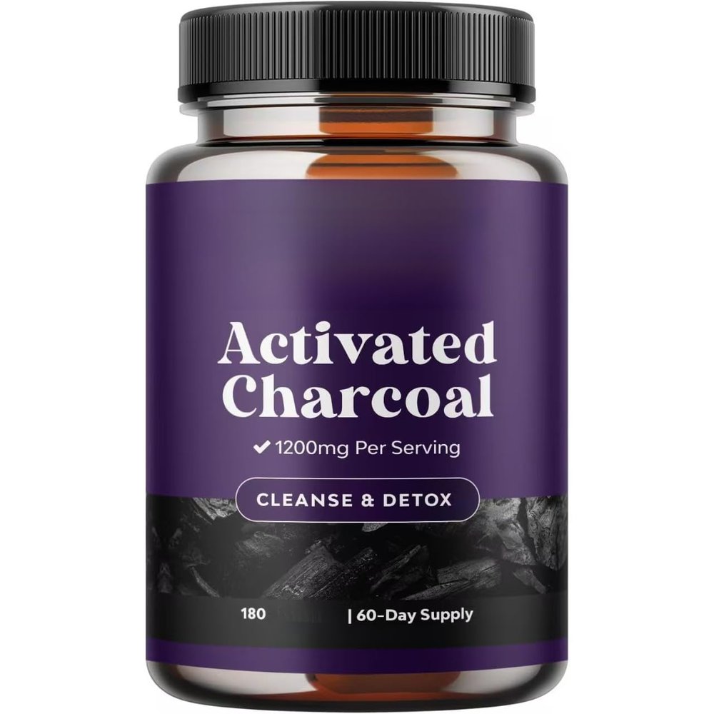 Activated Charcoal,Helps cleanse and de-tox-ify
