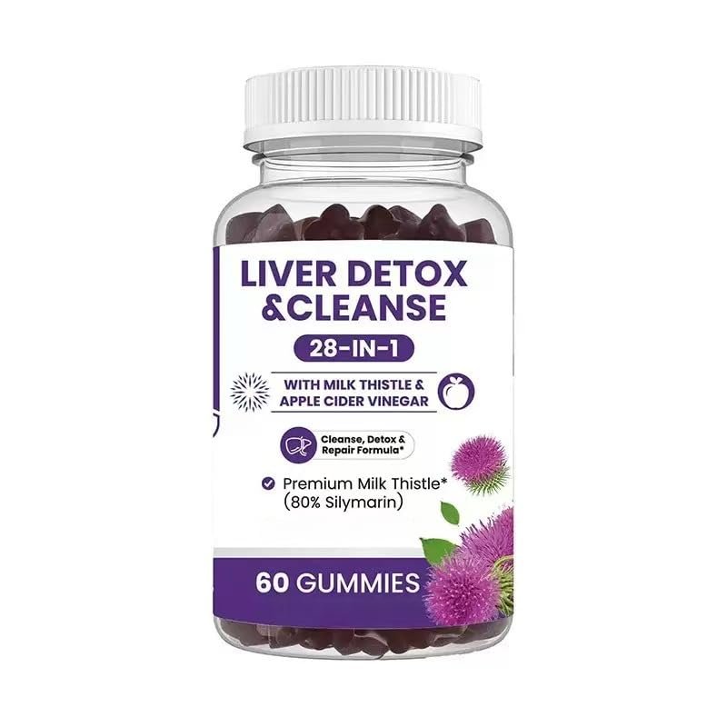 Milk Thistle Gummiesliver detox and repairSupports gut, skin and joint health, suitable for both men and women