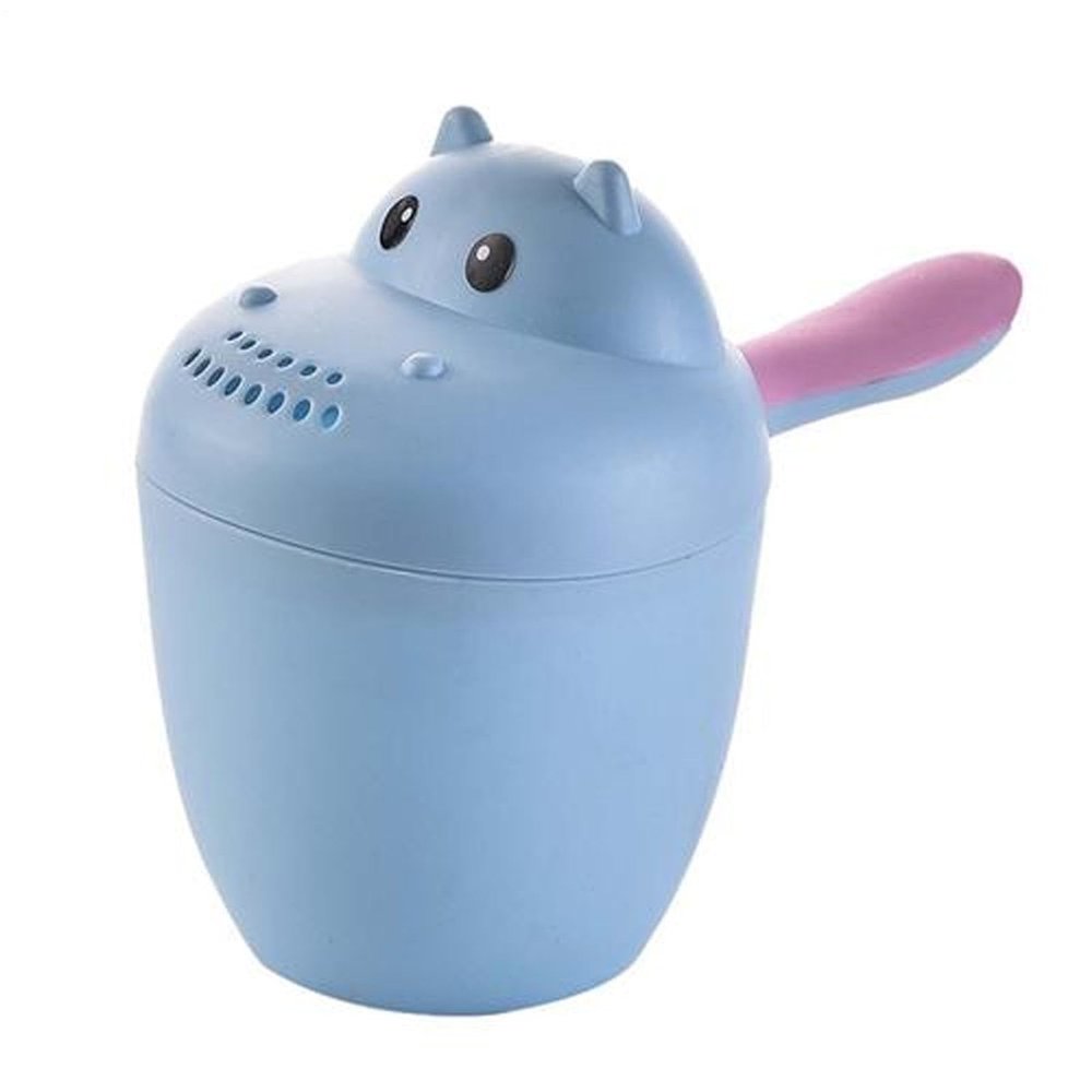 Hippopotamus Rinser - 900ml Shampoo, Bath Cup, Waterfall Hair Wash Pail
