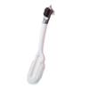 CRAFTHROU Shoe Cleaning Brush Convenient to Carry with Curved Handle Multipurpose and Three-sided Brush, Pp Material and Foams Well, for Washing Shoes and Furniture Cleaning view 1