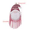 Tsophreniq Christmas Countdown Calendar with 24 Cane Candy Santa Shape 24 Days Until Wall for Front Door Decorations Christmas Countdown view 3