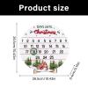 Tsophreniq Handcrafted Wooden Advent Calendar Countdowns Timer Festival Home Decors for Kids Adults Holiday Fun User Friendly Christmas Decors view 3