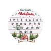 Tsophreniq Handcrafted Wooden Advent Calendar Countdowns Timer Festival Home Decors for Kids Adults Holiday Fun User Friendly Christmas Decors view 4