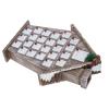 Tsophreniq Decorative Wood Advents Calendar Houses Yuletide Advents Houses with 24 Cards for Festival Countdowns Gray view 1