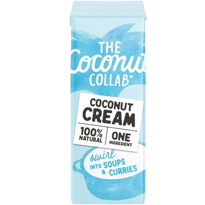 The Coconut Collab 100% Natural Single Ingredient Coconut Cream, 1 x 250ml