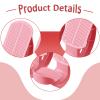 Wswqop Foot Stretching Device, Calf Roller, Elastic, Fixed Incline Board Massage, Fitness, PP Material, Easy to Use, red view 2