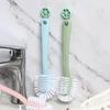 Baluue Shoe Cleaning Brush Set Sturdy Material 4pcs with Comfortable Handle and Hanging Effective Multi- Cleaning Tools Random Color for Office and Travel Use view 4