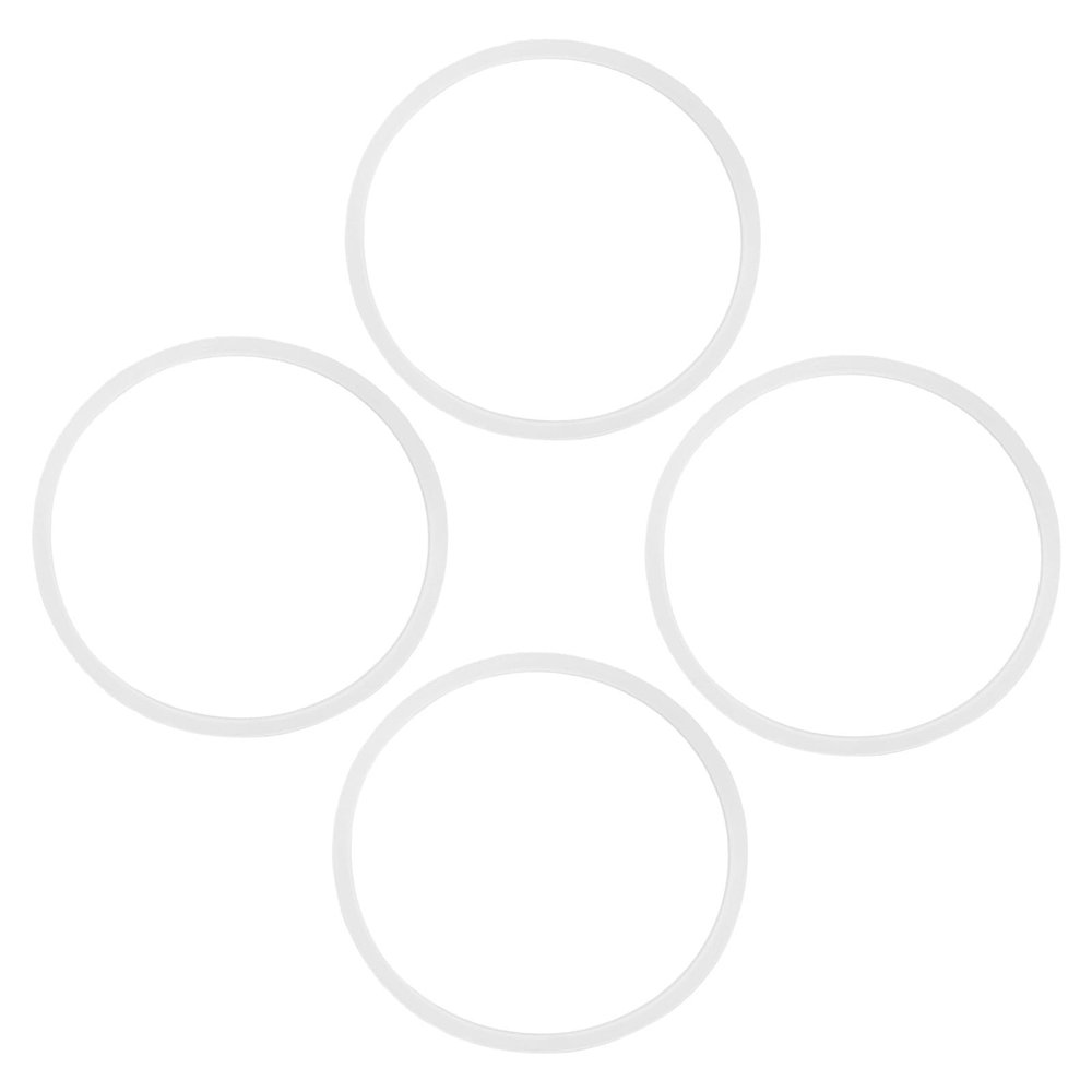 HANABASS 4pcs Replacement Silicone Gasket for Lunch Box Seal Airtight and Tear-Resistant Bento Container Ring Easy to Clean Seal Ring for Meal Prep and Transport to Work
