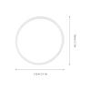 HANABASS 4pcs Replacement Silicone Gasket for Lunch Box Seal Airtight and Tear-Resistant Bento Container Ring Easy to Clean Seal Ring for Meal Prep and Transport to Work view 2