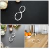 HANABASS 4pcs Replacement Silicone Gasket for Lunch Box Seal Airtight and Tear-Resistant Bento Container Ring Easy to Clean Seal Ring for Meal Prep and Transport to Work view 3