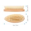 TOPPERFUN Multifunctional Cleaning Brush with Beech Wood Handle and Soft Bristles, Long Handled Scrubbing Brush for Shoes and Daily Home Use, Sturdy Multipurpose Cleaning Tool view 2