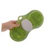 GRADENEVE Non-Slip Foot Scrubber Mat with Suction Cups for Bathroom and Bathtub Rubber Foot Cleaner for Shower Compact and Easy Maintenance for Men and Women view 4