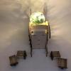 Tsophreniq Christmas Sleigh Tree Wooden Advent Calendar Countdown Party Decor 24 Drawers with LED Light Ornament Kids Advent Calendar view 3