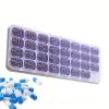 Monthly Pill Box Organisers, 31 Day Tablet Organizer, Portable Travel Medicine Dosette Box for Supplement, Medication Travelers Caregivers Daily Routine Travel Camping Vacation view 1