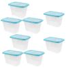 Abaodam 8Pcs Refillable Plastic Moisture Absorber Containers Leak-Proof Mini Dehumidifier Boxes for Home Storage and Bathroom Humidity view 1