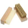 Alasum Hard and Soft Bristle Handheld Cleaning Brush Set, 2Pcs Wooden Handle Laundry and Shoe Scrub Brushes for Home and Outdoor Use view 1