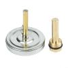 63mm Bimetal Thermometer with Stainless Steel Housing and Brass For Immersion Sleeve for Temperature Display in Central Heating and Industrial Use view 4