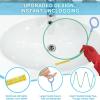 TFAOYS PVC Drain Cleaning Brush Tool Efficient Unclogger for Sink Shower Pipe Clogs Drain Cleaner Brush view 2