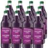 Variety Cordial Drink Bottle 1L Lime, Blackcurrant & Orange Soft Drink Concentrate with Sugar & Sweeteners for Refreshing Drinks - brtv (12 x Bottle, Blackcurrant Cordial 1L) view 1