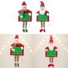 Oxxggkao 2023 Christmas Countdown Calendar Nonwoven Fabric Tabletop Ornament Decoration Party Pendant Decors Block for New Year Santa Clause Advent Calendar view 2