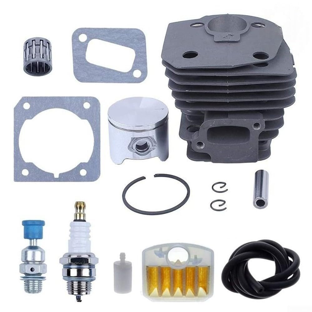 5mm Big Bore Cylinder Kit for 353 351 350 346XP 345 340 Chainsaw, Efficient Saw Repair Parts, Metal Construction Replacemen