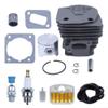 5mm Big Bore Cylinder Kit for 353 351 350 346XP 345 340 Chainsaw, Efficient Saw Repair Parts, Metal Construction Replacemen view 1