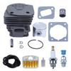 5mm Big Bore Cylinder Kit for 353 351 350 346XP 345 340 Chainsaw, Efficient Saw Repair Parts, Metal Construction Replacemen view 4