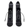 NOENNULL 2 Pcs Winter Snow Sled Board, Stroller Skis for Pets, Plastic Metal Pet Stroller Cart Snow Sled Board for Snowfield, Easy Conversion, Compatible with Standard Strollers, view 1