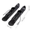 NOENNULL 2 Pcs Winter Snow Sled Board, Stroller Skis for Pets, Plastic Metal Pet Stroller Cart Snow Sled Board for Snowfield, Easy Conversion, Compatible with Standard Strollers, view 2