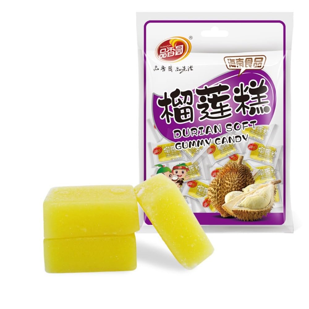 Pinxiangyuan Hainan Durian Cake 200g, Fruit Durian Soft Candy & Soft Cake, Local Specialty Snacks