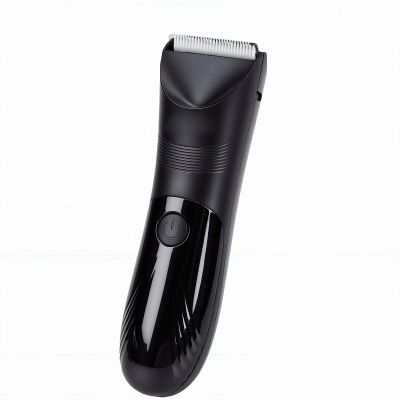 YUYTE Hair Trimmer Electric Body Hair Clipper Body Trimmer Manscaping Groin LED Display IPX7 Wet Dry R Shaped Ceramic Head with Type C Charging