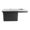 Halearo 304 Stainless Steel Cup Cleaning Rinser Erosion Proof Quick Wash for Coffee Shop, Bar (8P-11 (with Faucet)) view 4