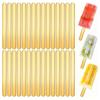 Lolly Sticks 50Pcs Gold Acrylic Popsicle Sticks, Reusable for Cakesicle Sticks, Bulk Glitter Popsicle Sticks view 1