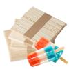Lolly Sticks 300-500pcs Wooden Ice Cream Sticks Popsicle Cake Ice Cream Spoon Popsicle Sticks for Food(75,300pcs) view 1