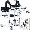 Genrico Patient Lift Transfer Chair, Home Transfer Chair, Height Adjustable, with 180 Split seat and Bedpan, Multifunctional Transfer,Suitable for Elderly People with Limited Mobility view 1