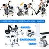 Genrico Patient Lift Transfer Chair, Home Transfer Chair, Height Adjustable, with 180 Split seat and Bedpan, Multifunctional Transfer,Suitable for Elderly People with Limited Mobility view 2