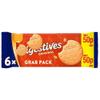 Digestives The Original Biscuits 90g PMP Classic Crunchy Wheatmeal Biscuits Golden Baked Crisp Tea Time Snack High Fibre Biscuit Pack - MVit (5 x Pack) view 2
