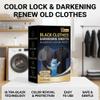 Black Fabric Dye Tablets, Black Clothing Color Restorer Sheet, Washing Machine Fabric Dye Tablets, for Polyester Cotton Linen Wool Restoration Washing Machine view 2