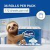 Bloom Cloudy Soft Toilet Rolls | 2-Ply | Bulk Household Value | Unscented (144 Rolls) view 4