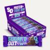 Sugard Out Protein & Fibre Oat Bar, High Protein, High Fibre, Low Sugar, Vegetarian, (Chocolate Brownie) 62g x 15. view 1