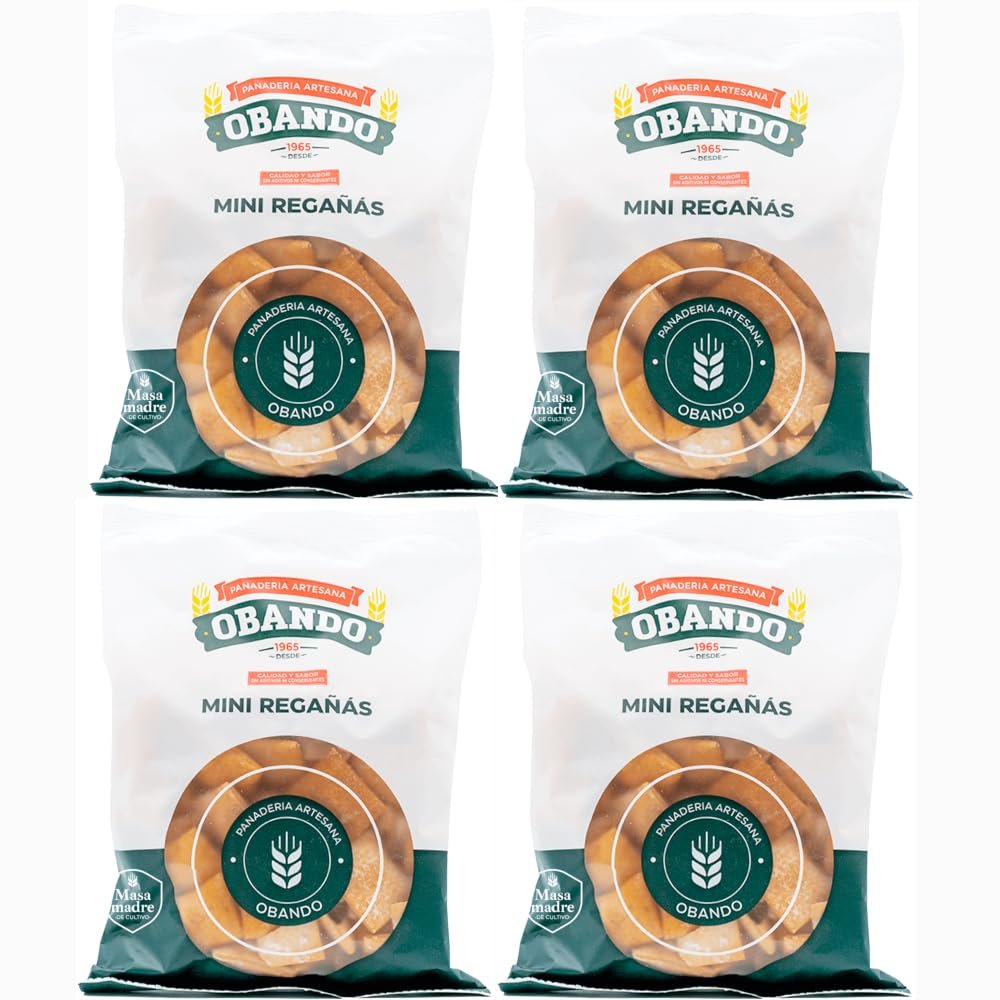Obando Regas Thin & Crunchy Andalusian Crackers (150g x4)