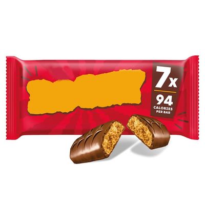 Biscuit Bars Multipack, 7 Bars, 133g, 94 Calories per Bar, Suitable for Vegetarians
