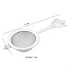 HaloModora Small Stainless Steel Tea Filter Fine Mesh 304 Strainer with Stable Feet for Teapot and Mug Easy to Clean Silver(s) view 2